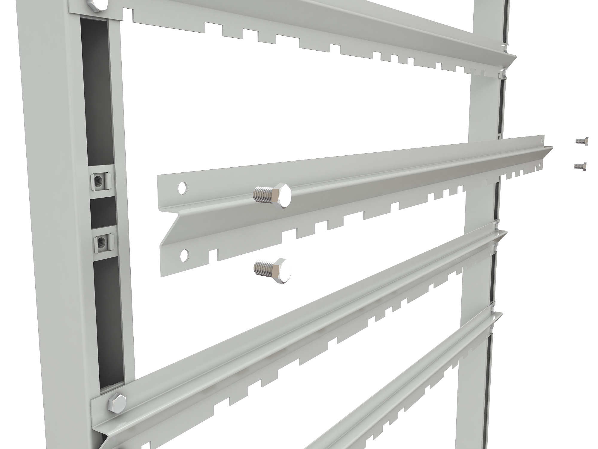 ER-00024043 Стеллаж для пластиковых лотков SORTEX двухсторонний 1800x1000x800.03