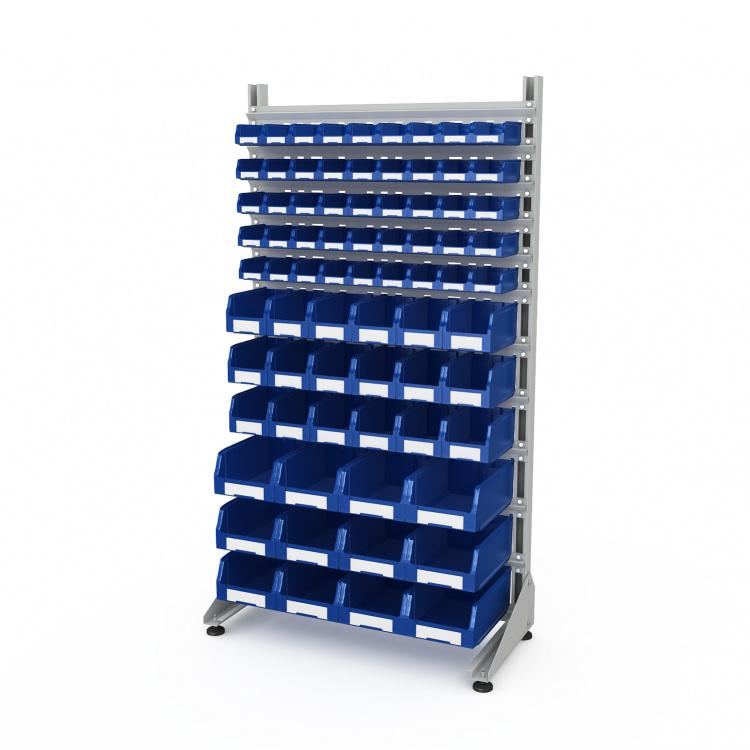 ER-00024089 Стеллаж для пластиковых лотков SORTEX односторонний 1800x1000x450.06