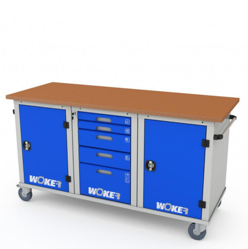 ER-00020511 Верстак мобильный трехтумбовый WOKER PRO 3151.1800
