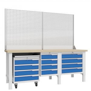 CTR 2202.S4L4M4.2-2 Верстак слесарный 2165x2193x743 мм