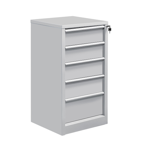 ТС-5 Тумба металлическая стационарная на 5 выдвижных ящиков 800х590х500 мм