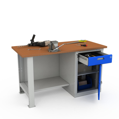 ER-00020605 Верстак однотумбовый WOKER PRO 1002.1500