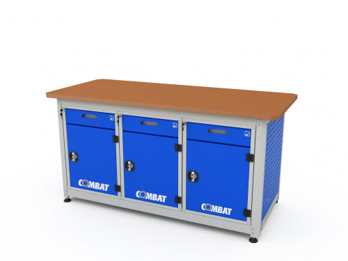 ER-00018593 Верстак трехтумбовый COMBAT 3222.1830