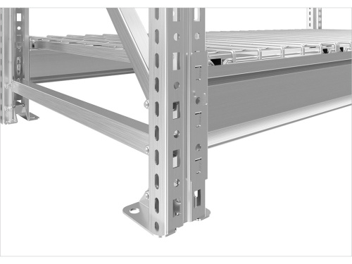 Стеллаж усиленный MS Pro 250/150x60/4 с сетчатыми полками