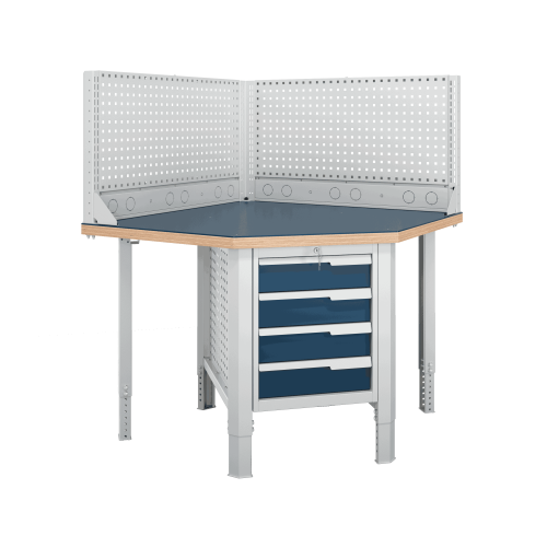 Верстак (угловой) CTR U532.S4.1-1R